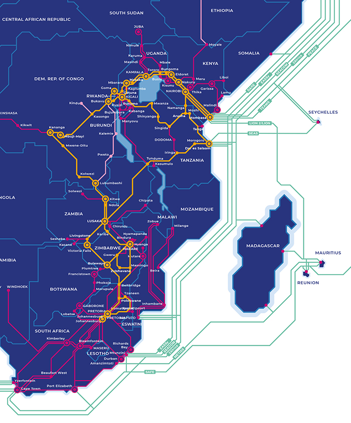 Liquid Intelligent Technologies and Nokia partner to drive innovation in connectivity in Africa 4 LIT Fibre Map Jan23 Global